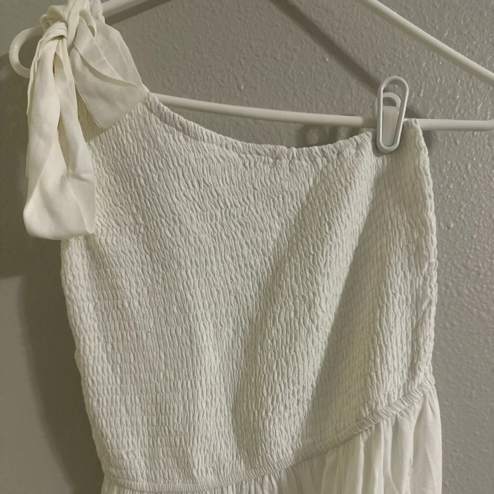 🌼NWT Meerokeety Elegant One-Shoulder White Dress